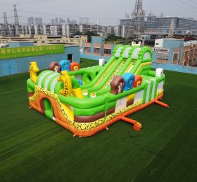 T6-250 정글 테마 공기주입 놀이공원