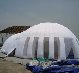 Tent1-410 점보 흰색 공기 주입 텐트