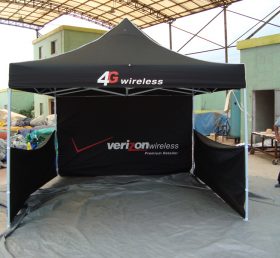 F1-22 상업용 접이식 블랙 케이프 텐트