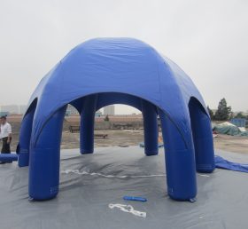 Tent1-307 푸른색 애드돔 공기 주입 텐트