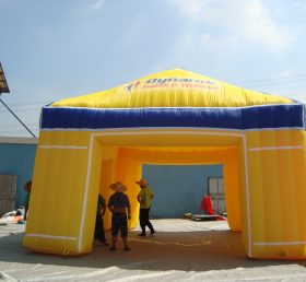 Tent1-392 노란색 야외 공기 주입 텐트