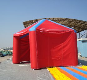 Tent1-244 빨간색 내구성 있는 공기 주입 텐트