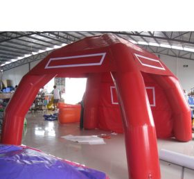Tent1-318 빨간색 애드보틀 돔 공기 주입 텐트