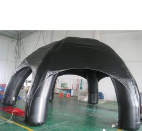 tent1-321 검정색 광고용 돔 공기 주입 텐트