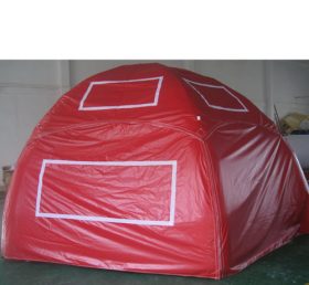 Tent1-333 빨간색 애드보틀 돔 공기주입 텐트