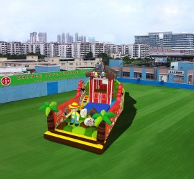 T6-458 팜 메가 공기 주입 놀이공원 트램펄린 어린이 놀이터