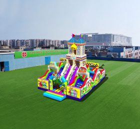 T6-462 어린이 캐릭터 거대 공기주입 놀이공원 미끄럼틀