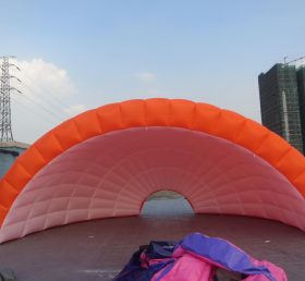 TENT1-603 오렌지색 점보 공기 주입 텐트