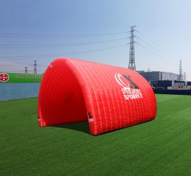 Tent1-4262 공기주입 빨간색 터널 텐트