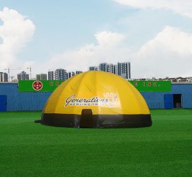 Tent1-4286 노란색 공기 주입 스파이더 텐트