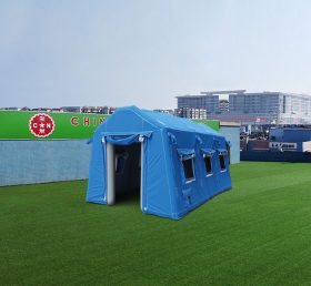 Tent1-4447 파란색 공기 주입 의료 텐트